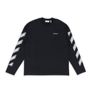 Black Pixel Diagonal Skate L/s Tee