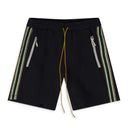 Black/Green Traxedo Shorts