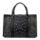 Black Weekender Bandana Bag