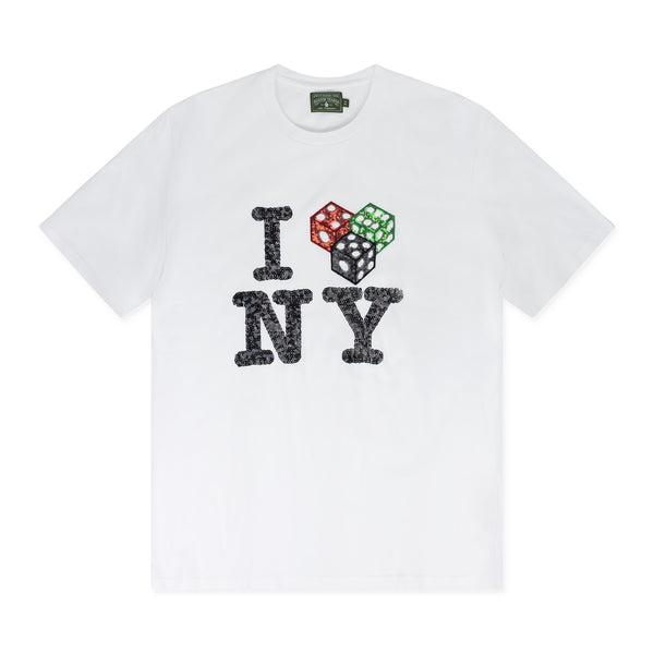 White I Dice NY T-Shirt