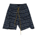 Blue Plaid Shorts