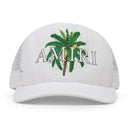 White PALM TREE HAT