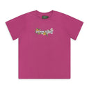 Pink Floral Logo T-Shirt
