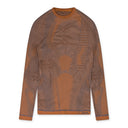 Orange Seamless LS T-Shirt