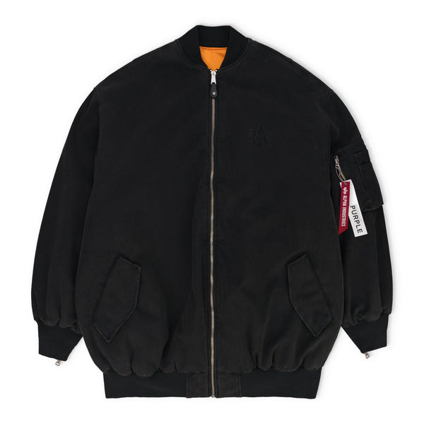 Black x Alpha Giant Bomber
