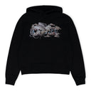 Black Pegasus Script Hoodie