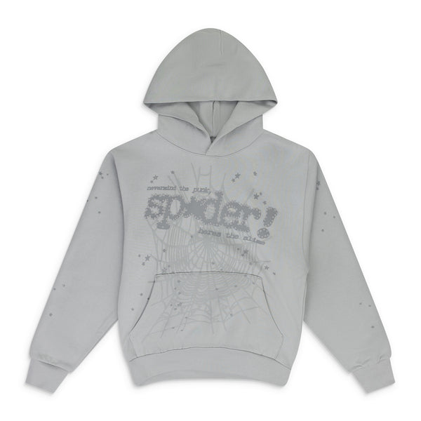 Grey Tonal Punk V2 Hoodie