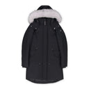 Black/Natural Cloud Shearling Parka
