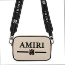 Natural/Black Canvas Embroidery Camera Case