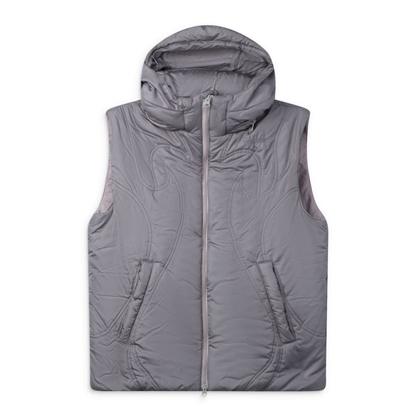 Gray Padded Helmet Vest