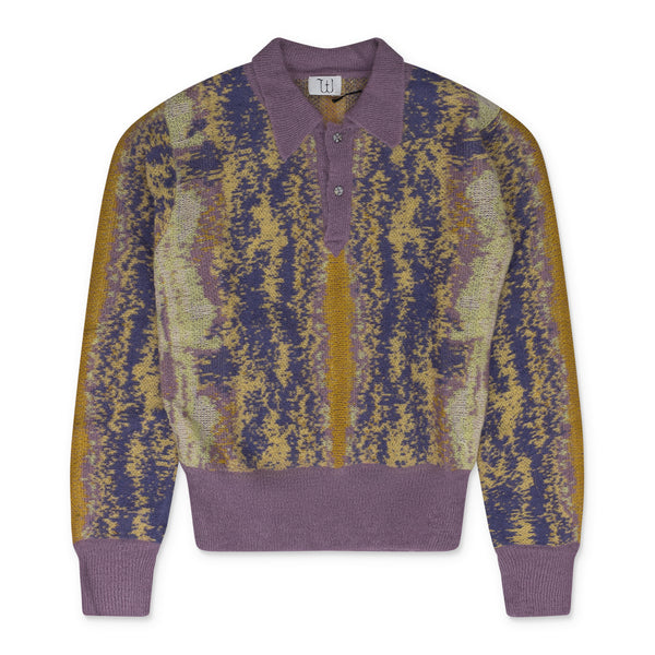 Purple Harry Polo Sweater