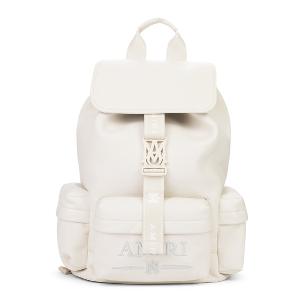 Alabaster Nappa Logo Embroidery Rucksack