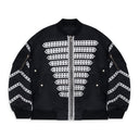 Black Huge Brit Bomber Jacket