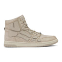 Beige Crystal Skel Top Hi Sneakers