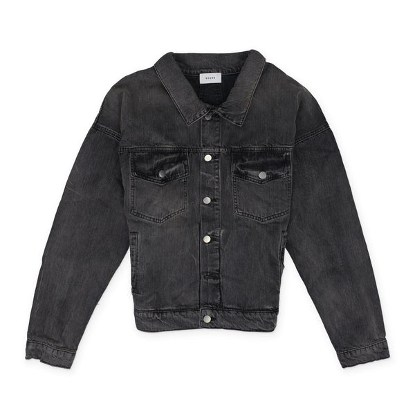 Black Vintage Trucker Jacket
