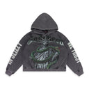 Gray Top 5 Slizzy VVS Hoodie