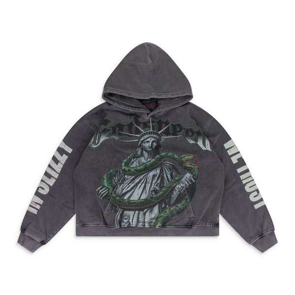 Gray Top 5 Slizzy VVS Hoodie