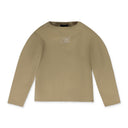 Beige Boulder Shoulder Sweater