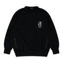 Black Sweatshirt With Pockets