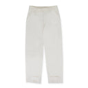 White Winnie Bottom Closure Trouser