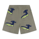 Grey Mesh Shorts