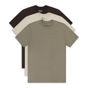 Green/Brown/Beige Multi-Color T-Shirt 3-Pack