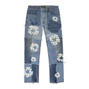 Blue MVP Patchwork Jeans