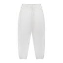 White Mono Wreath Sweatpants