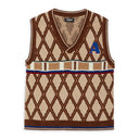 Brown Kingpin Knitted Vest