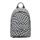 Black Wavy Houndstooth Backpack