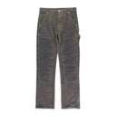 Green Flocked Carpenter Jeans