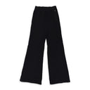 BLACK WIDE LEG SWEATPANTS