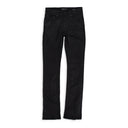 Black P004 Resin Flared Jeans