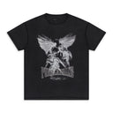 Black Textured Inside Out T-Shirt