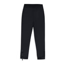 Black Reversed Nylon Track Pants