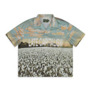 Multicolor Late Capitalism Button-Up T-Shirt