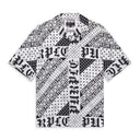 White Lyocell Short Sleeve Shirt