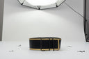 Black Wide Leather Waist Belt