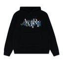Black CNY Stacked Dragon Logo Hoodie