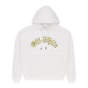 White Goth Logo Hoodie