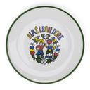 White Graphic Plate