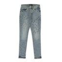 Blue Embossed P001 Denim