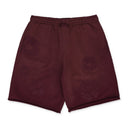 Maroon Mono Wreath Sweatshorts 'Beet Root'