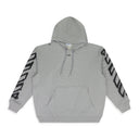 Grey Spray Can Arrow Hoodie
