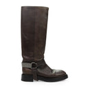 Brown Leather Riding Boots