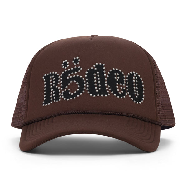 Brown CJ x Sp5der Days Before R5deo Trucker Hat