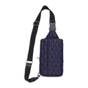 Purple MA Logo All-Over Sling Bag