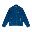Blue Low Pile Full Zip Fleece Jacket