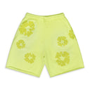 Neon Green Mono Wreath Sweatshorts