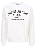 White Atelier Oversized Sweatshirt